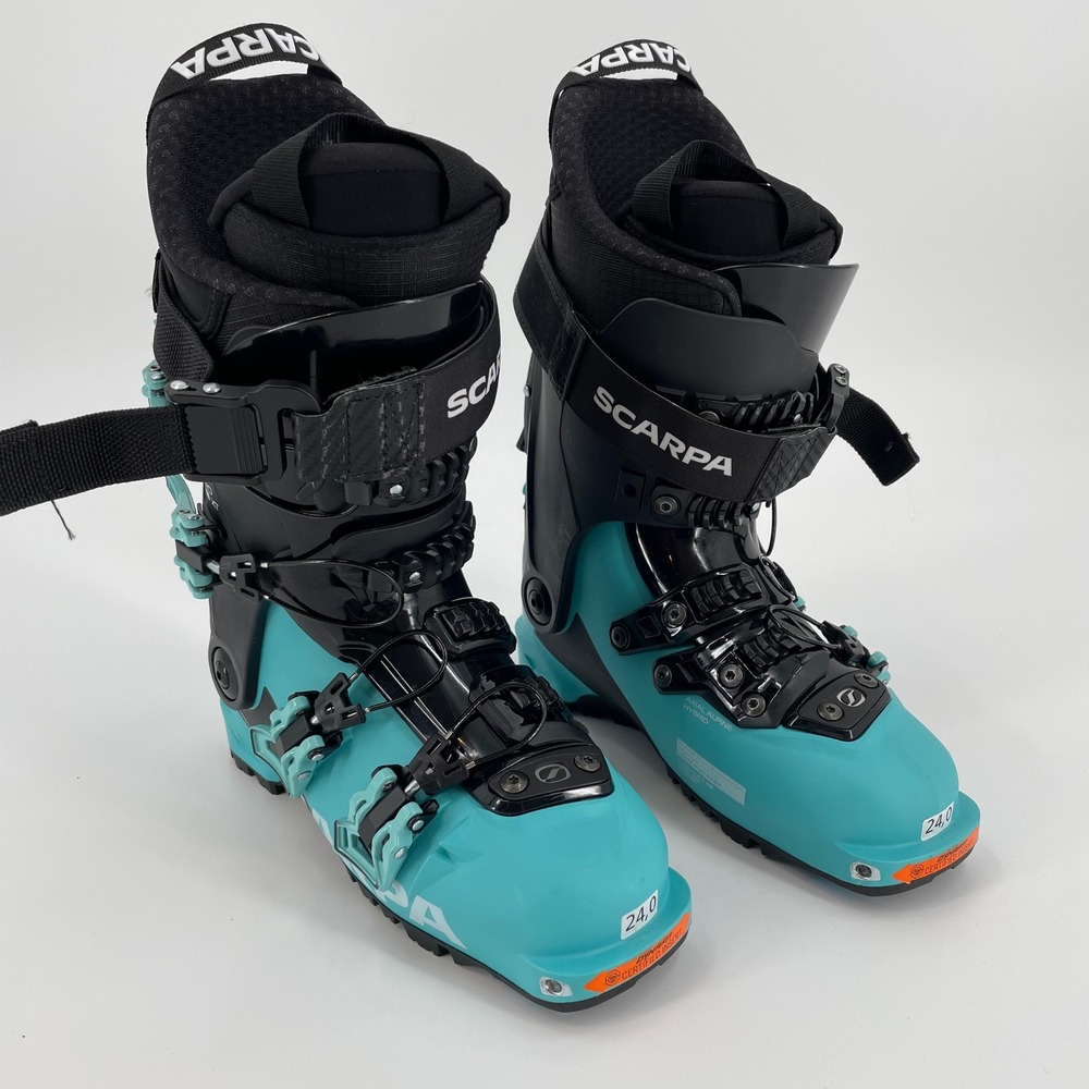 Scarpa 4-Quattro XT Womens Alpine Touring Ski Boots GripWalk Mondo 24.0 US 7 New - Picture 2 of 11